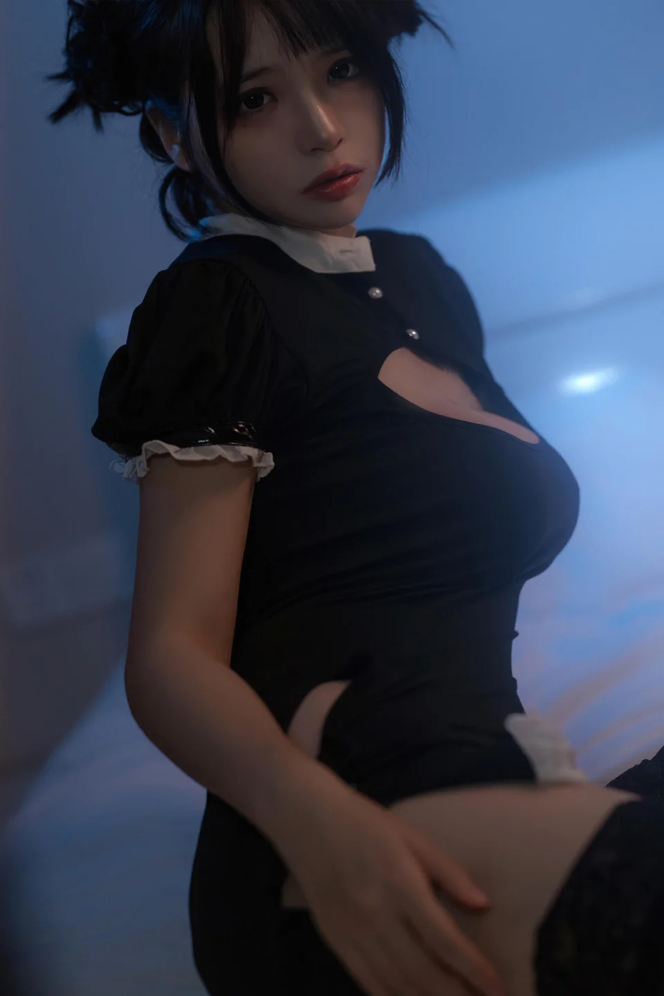 疯猫ss - No.157 黑色护士 [40P-371MB] tg@simisebaisi 【丝足阁】028.webp